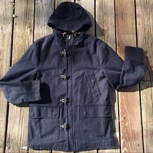 Coats | H M Navy Duffle Coat | Poshmark